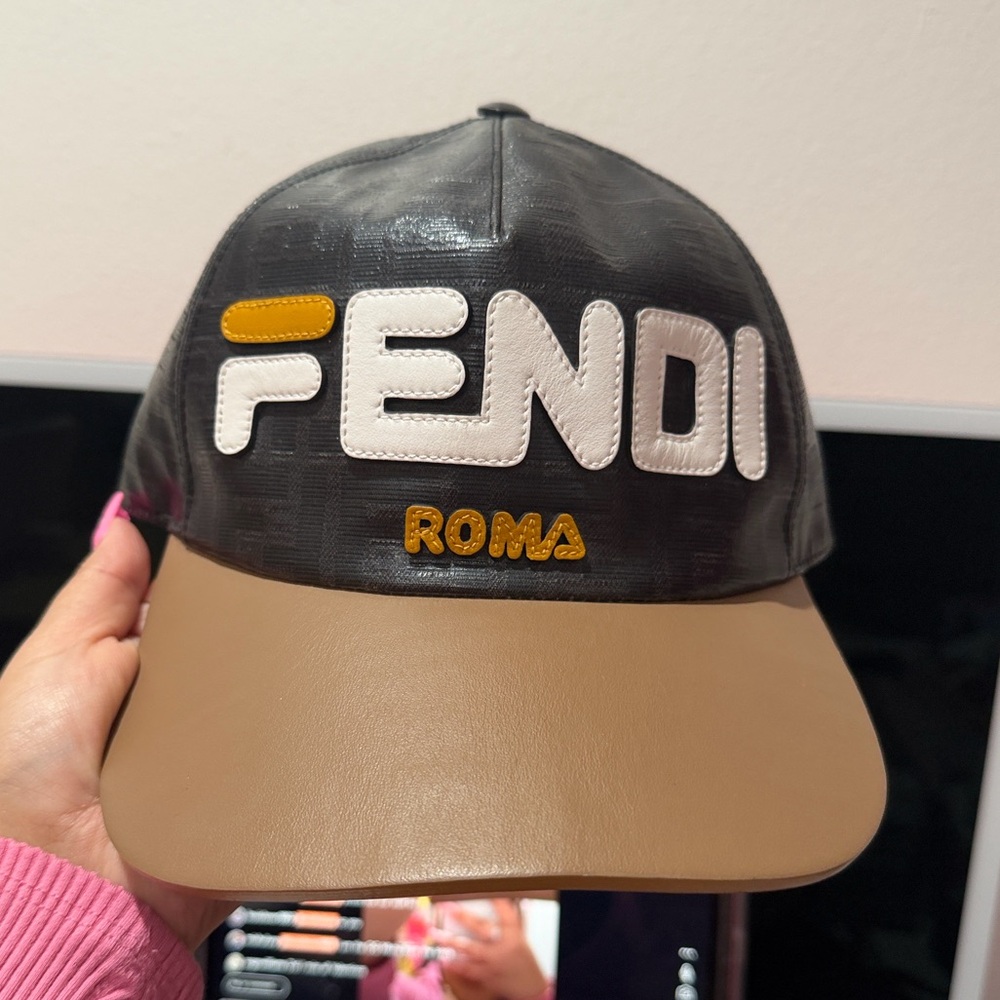 #227 Fendi Zucca Print Hat